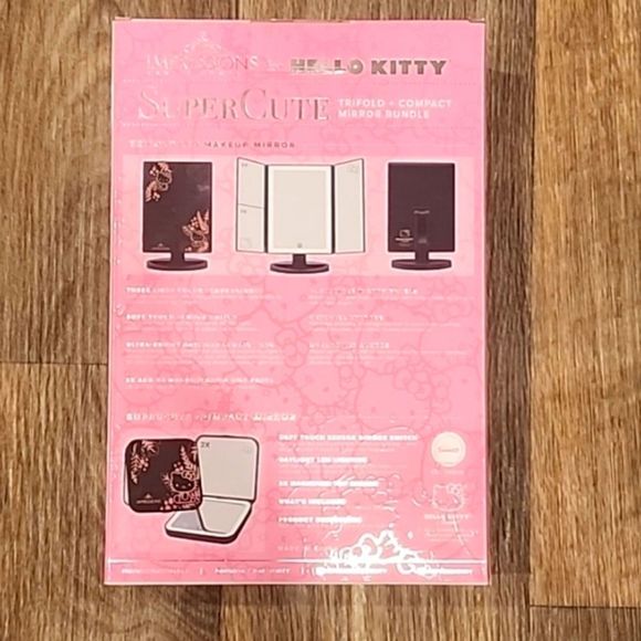 Impressions X Hello Kitty Super Cute Tri-Fold & Compact Mirror Bundle - Picture 8 of 8
